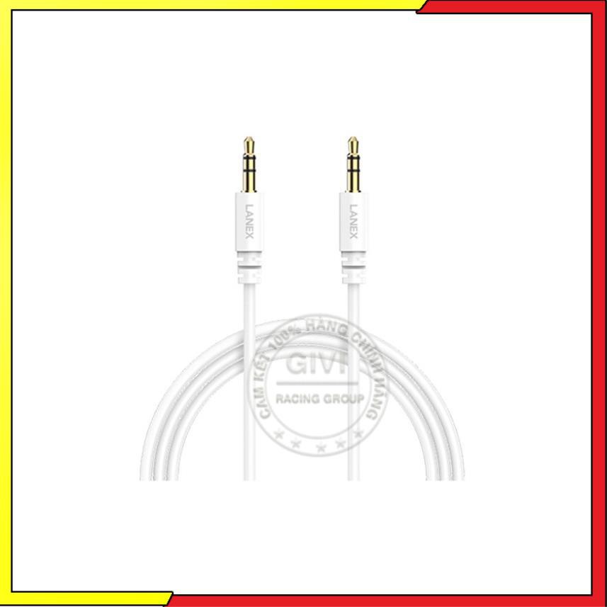 Cáp Audio Lanex LDS-A03 nhựa PVC, jack kết nối 3.5mm, dài 1.0m, tương thích nhiều thiết bị