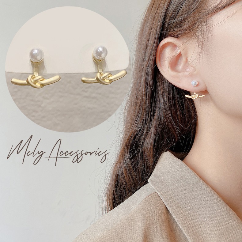 Bông tai mạ vàng cá tính kiểu dáng mới hiện đại dành cho nữ - Mely N25