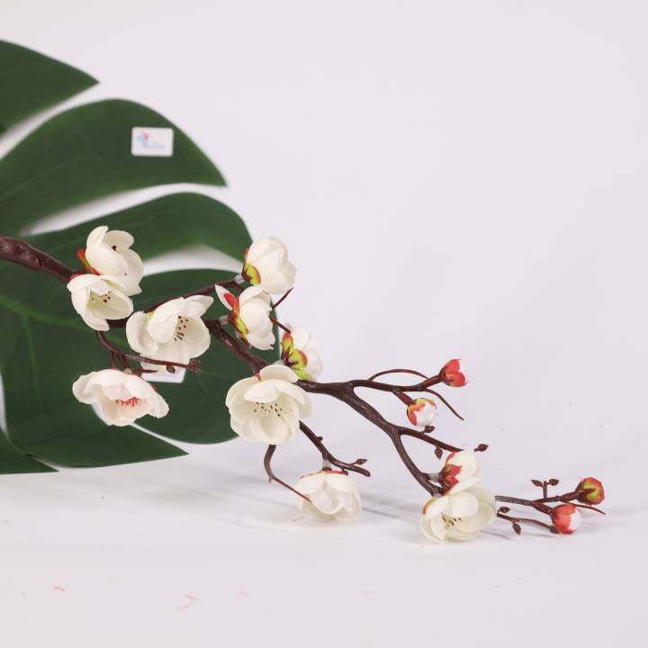 [ẢNH SHOP CHỤP] HOA ĐÀO LỤA peach blossom thân cành lớn trang trí nhà Tết