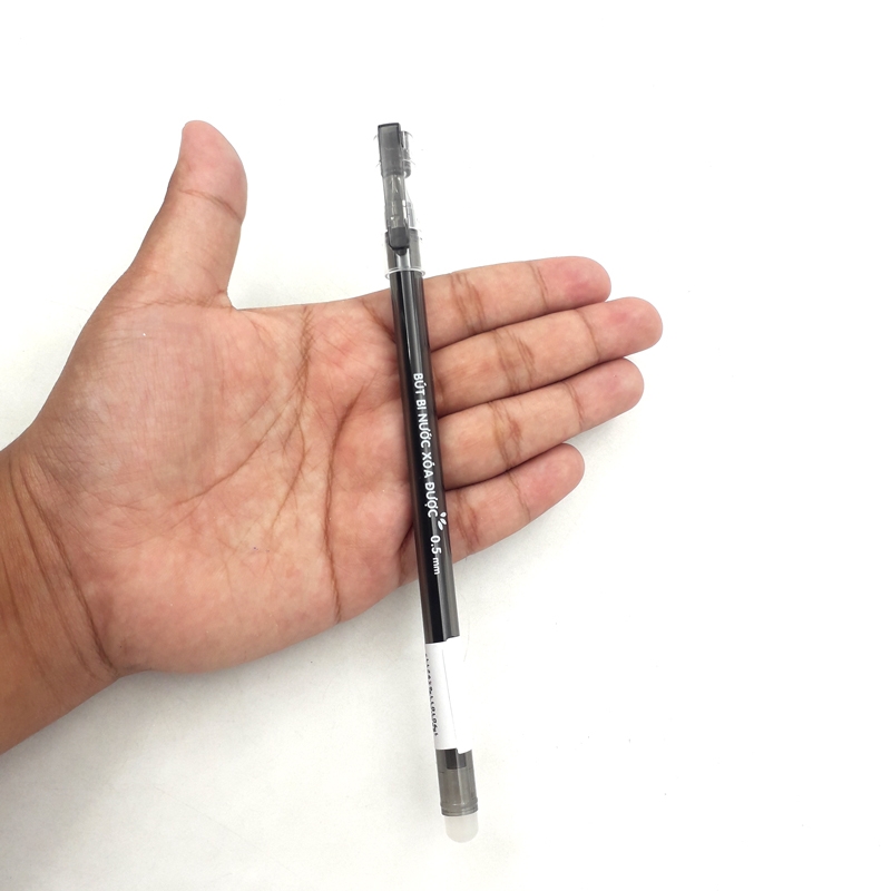 Bút Bi Nước Xóa Được Nắp Đậy 0.5mm - Stacom GBP104_A - Mực Đen