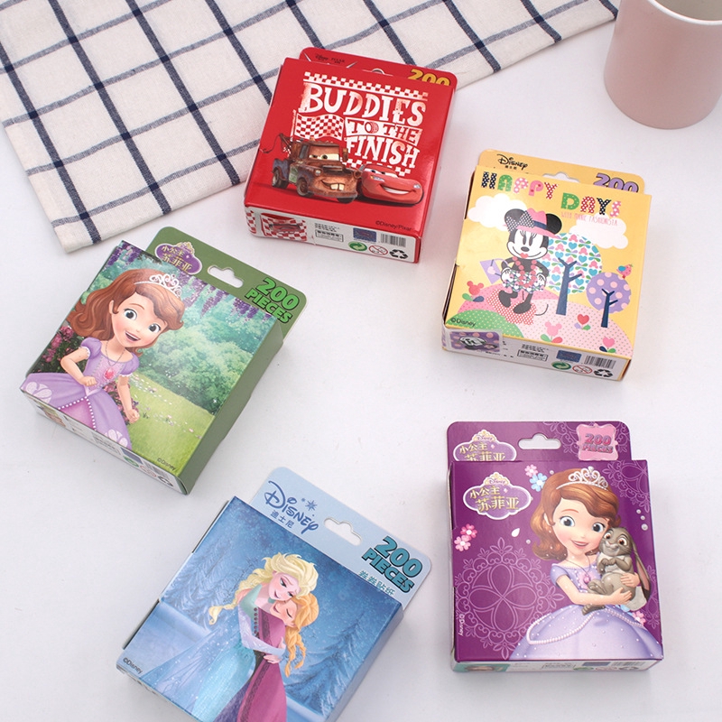 Bộ 200 miếng dán hình công chúa Frozen/My Little Pony dùng để trang trí sổ tay/nhật ký dành cho bé