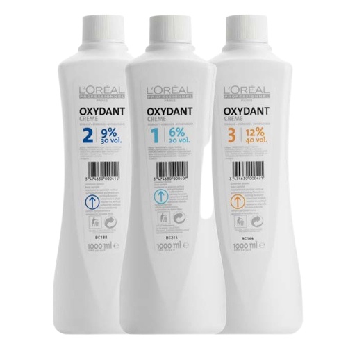Oxy Loreal Trợ Nhuộm Tẩy Mở Biểu Bì Tóc Oxydant Creme 1000ml