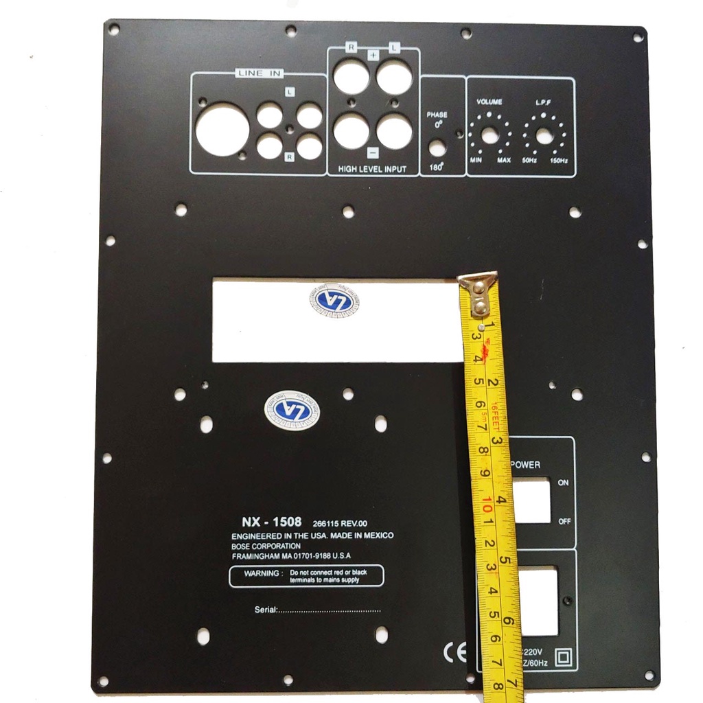 mặt sắt sub ráp loa 4 tấc 5 tấc ráp được 4 sò 25cm X 30cm