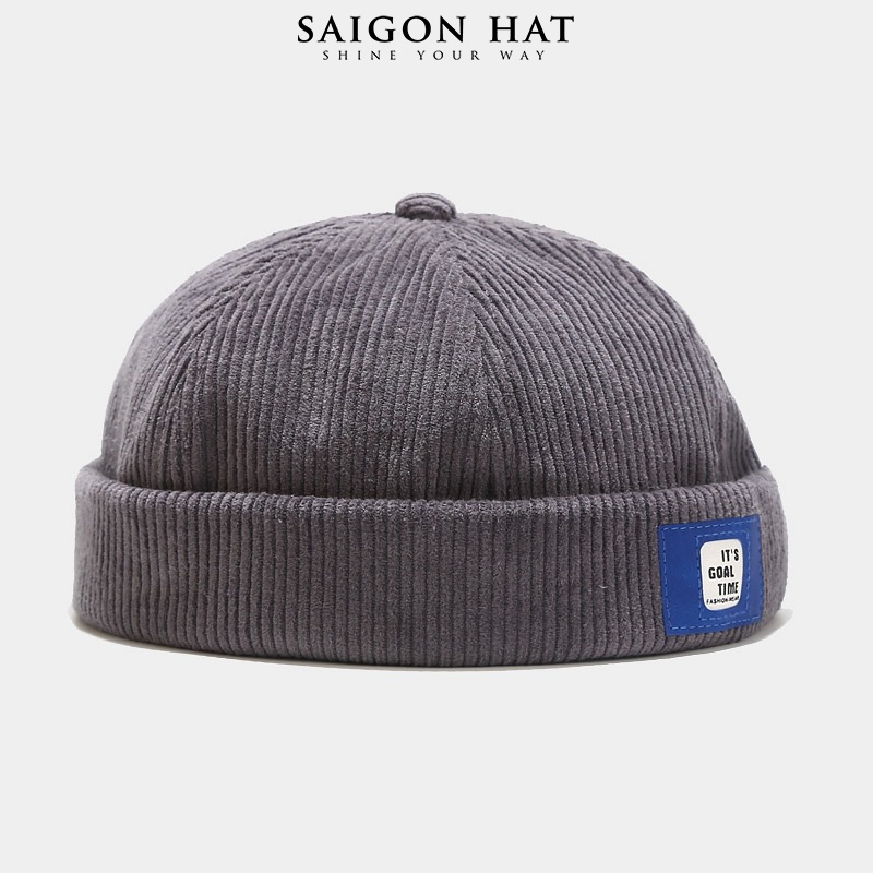 Mũ nón tròn miki hat nam nữ IT GOAL TIME chuẩn form đẹp lưỡi trai không vành phong cách thời trang cá tính năng động