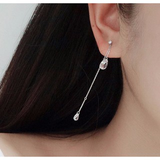 Bông Tai Pha Lê Bạc 925 S445
