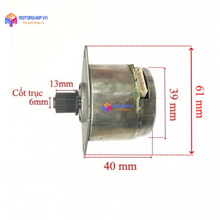 MTS Động Cơ Brushless Không Chổi Than Chế Quạt 12V – 24V 10W Trục 6mm Siêu Khỏe