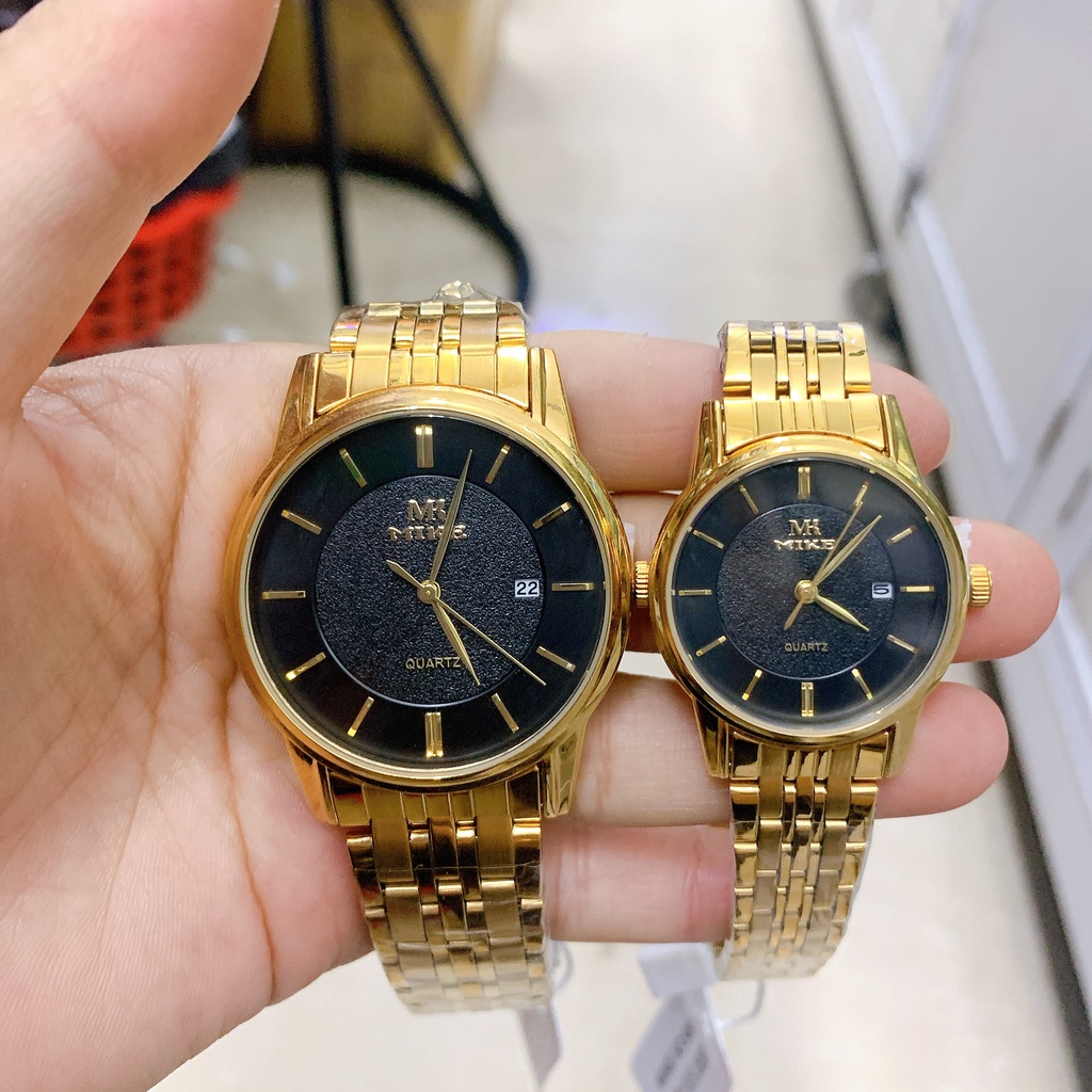 Đồng Hồ Đôi Nam Nữ MIKE 8358 Mặt Kính Cường Lực Chống Nước Chống Xước Uy Tín Chất Lượng Bảo Hành 1 Năm