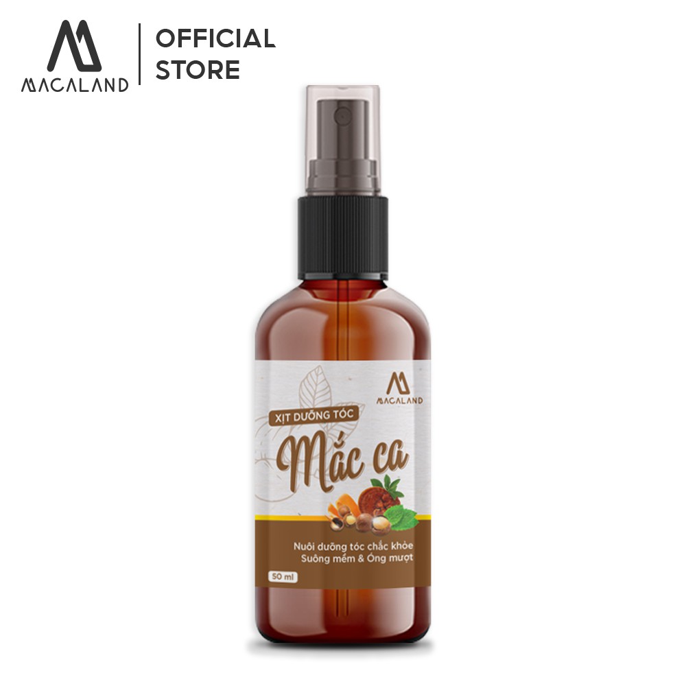 Xịt dưỡng tóc dầu Macadamia 50ml Macaland giảm rụng tóc và kích thích mọc tóc hiệu quả | BigBuy360 - bigbuy360.vn