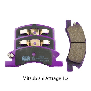 Má phanh trước pn6428 nibk mitsubishi attrage 1.2 taxi 2014, 2015, 2016, 2017, 2018, 2019, 2020, 2021 mr527128 nhật bản