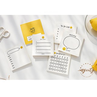 GIấy note Nụ Cười ghi nhớ kế hoạch, nhật ký xinh xinh