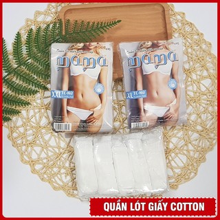 SET 5 Chiếc Quần Lót Giấy Cotton Mặc Một Lần Cho Mẹ Sau Sinh - 1 Gói