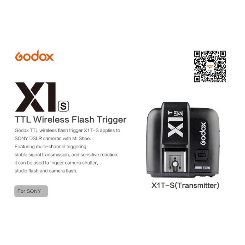 Kích nổ đèn Trigger Godox TTL Wireless Flash X1-TX for Canon/Nikon/Sony/Fujifilm