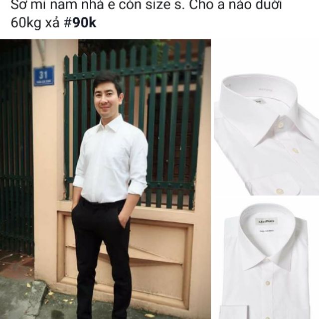 Áo sơ mi nam (hồng xanh)