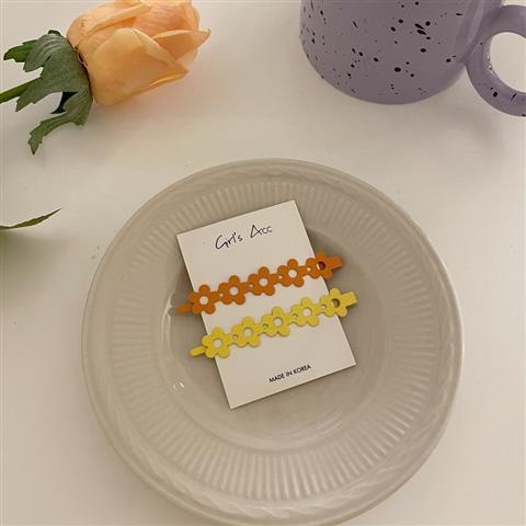 Kẹp Tóc Hình Hoa Màu Sắc Ngọt Ngào Xinh Xắn Cho Bé Gái