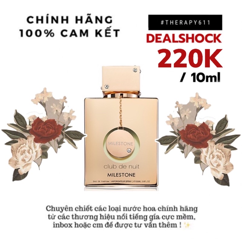 ..::✨Nước hoa dùng thử Club de Nuit Milestone (5ml/10ml/20ml)✨::..
