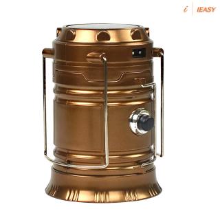IE❤Solar Power Rechargeable LED Flashlight Camping Tent Light Torch Lamp Lantern