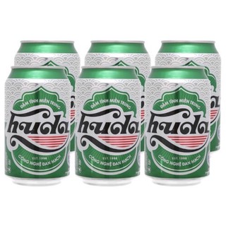 thùng 24 lon bia Huda 330ml