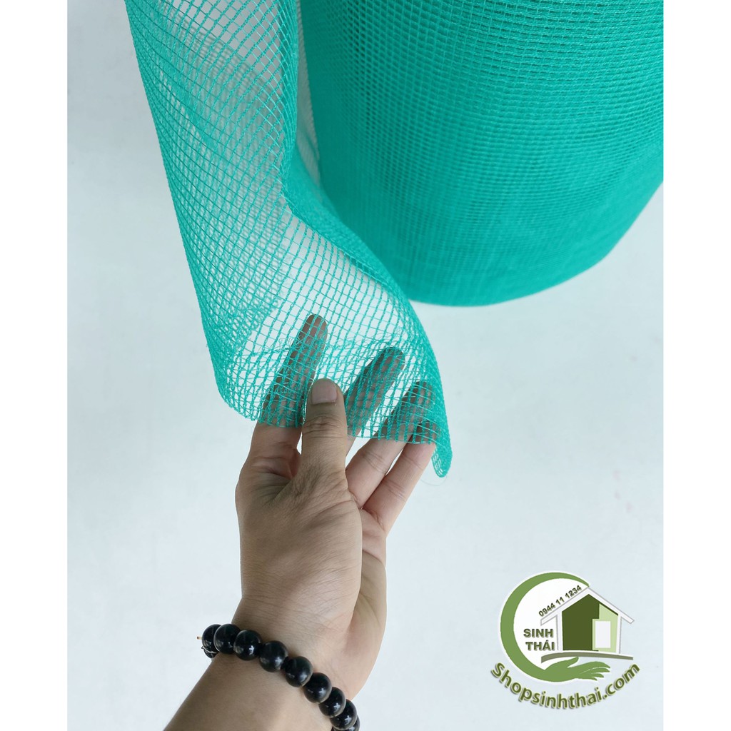 Lưới cước màu xanh, lỗ vuông nhỏ  lưới chặn côn trùng, lưới làm chuồng trại, hàng rào