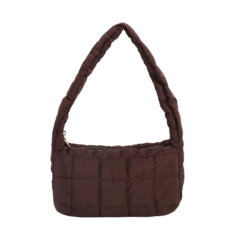 Túi Xách Cotton Mềm Mại Họa Tiết Kẻ Lưới Thời Trang Cho Nữ