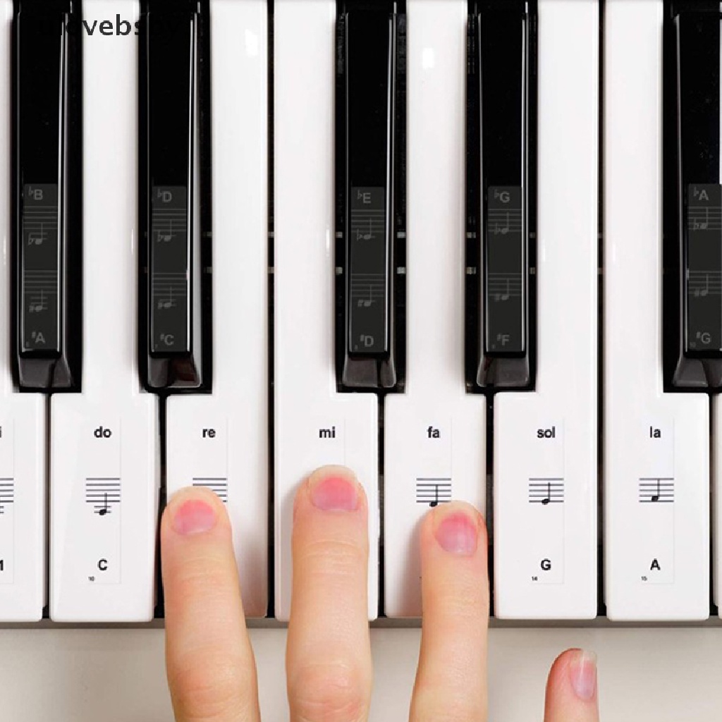 Miếng Dán Phím Đàn Piano Trong Suốt 54 / 61 / 88