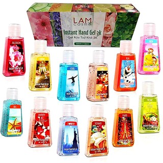 Gel Rửa Tay Khô 3K Lamcosme Bỏ Túi Tiện Dụng - Hoạt Hình Xinh Xắn (Tuyp 29ml & 60ml)