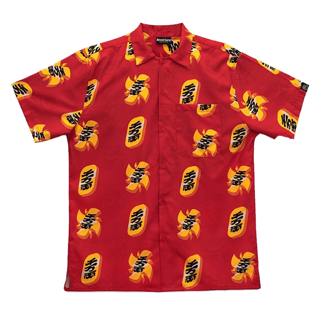 Áo sơ mi Mèo - Đỏ - Street Gang