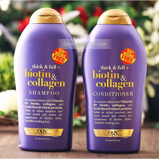 Dầu Gội Biotin Collagen Chống Rụng Tóc Và Mọc Tóc Nhanh, Hương Thơm Dịu, 577ml | BigBuy360 - bigbuy360.vn