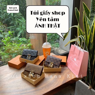 Ví bóp nữ mini L V khoá cài