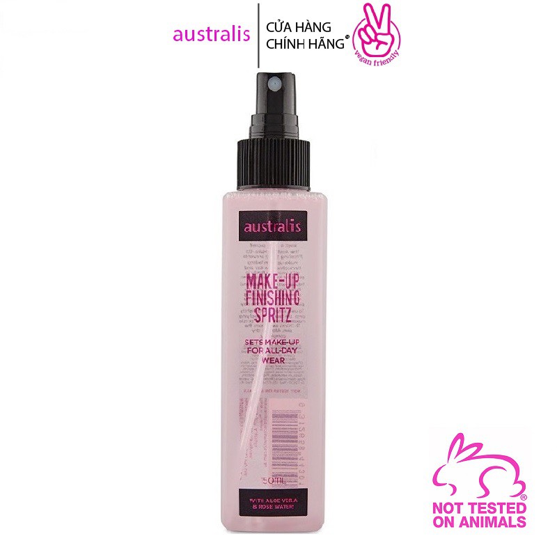 Xịt Khóa Trang Điểm- Australis- Make Up Finishing Spritz Xịt Khóa Kem Nền Dưỡng Ẩm- Xịt Khóa Makeup 150ml-50ml | BigBuy360 - bigbuy360.vn