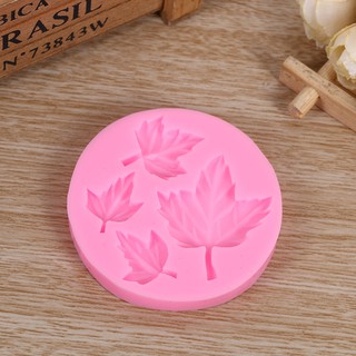khuôn silicon làm resin hình lá phong