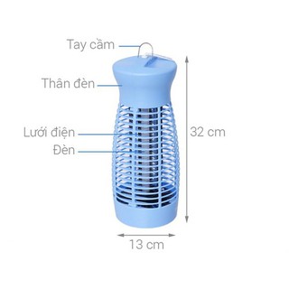 Đèn Diệt Muỗi Đèn Bắt Muỗi Comet CM069 - bóng đèn bắt muỗi 6w F6T5 22cm thay cho đèn Killpest, Con Dơi, Daewoo