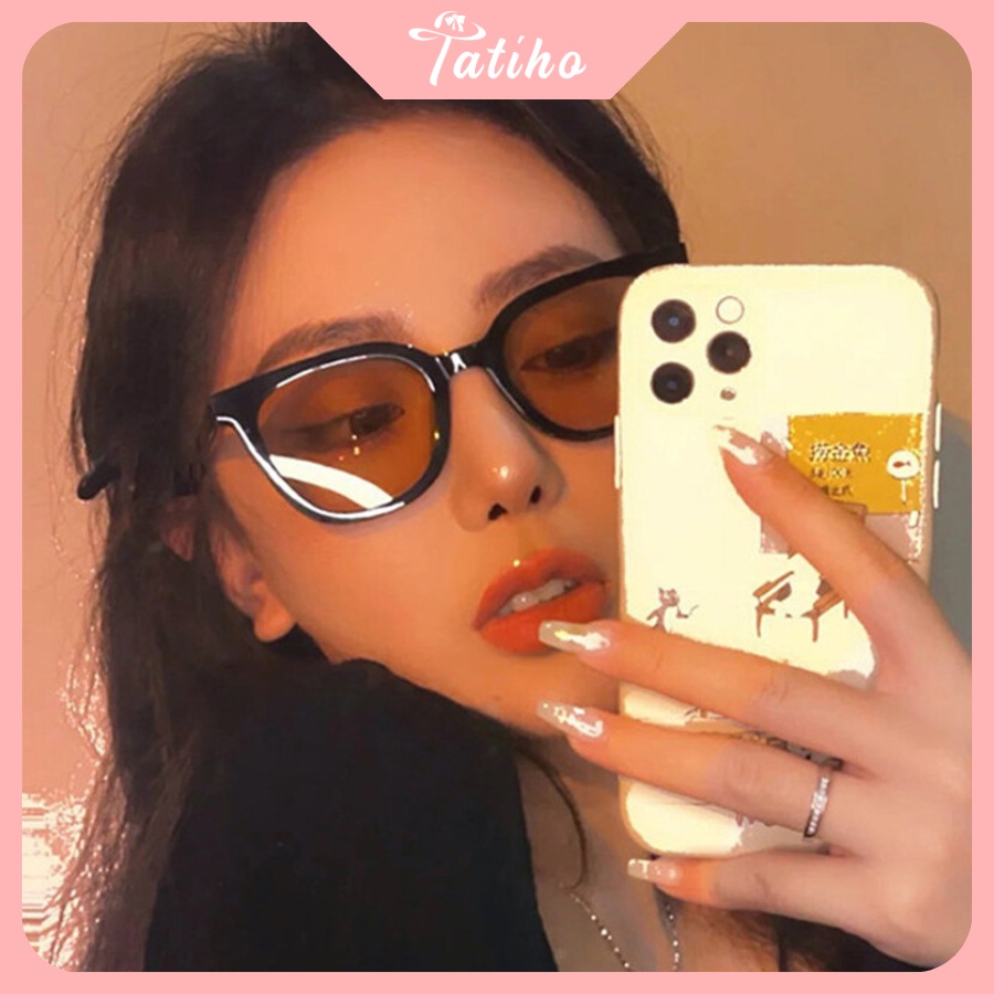 Kính Mát (Kính Râm) Hình Vuông Gọng Nhựa Phong Cách Hàn Quốc - Tatiho - Mã MK036