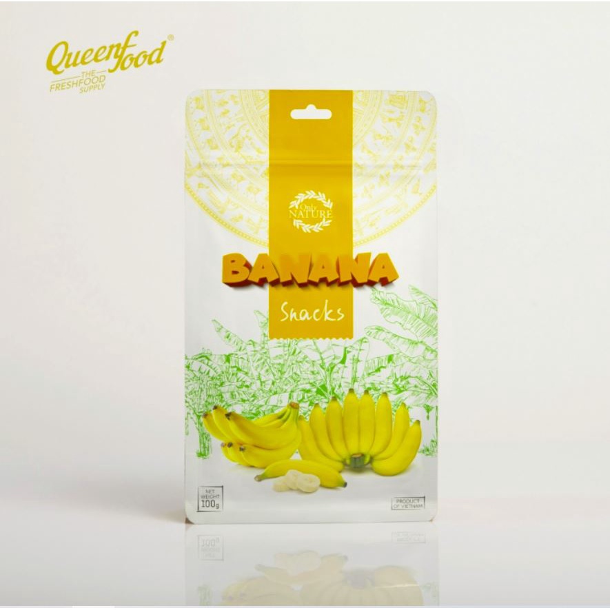 Chuối  sấy giòn 100g (QT0023)