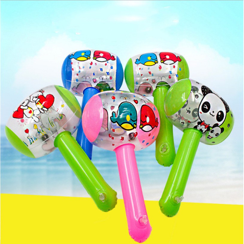 Búa bơm hơi đồ chơi 25cm ngộ nghĩnh cho bé