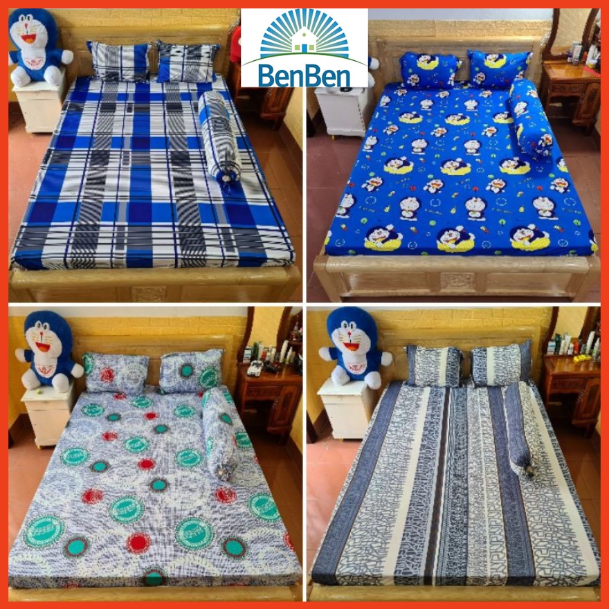 Ga thun bọc nệm đủ size, ga thun hàn quốc dày mịn mát (mẫu ngẫu nhiên) - BEN BEN - drap bọc nệm - ra trải giường