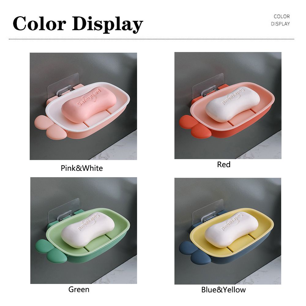 Khay Đựng Xà Phòng Không Đục Lỗ Nhiều Màu Sắc Cho Nhà Bếp/Phòng Tắm