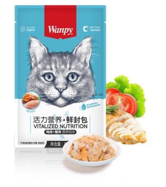 Pate cao cấp cho mèo Wanpy