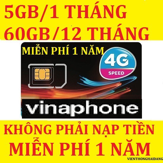 sim4g trọn gói 1 năm--sim4g không phải nạp tiền