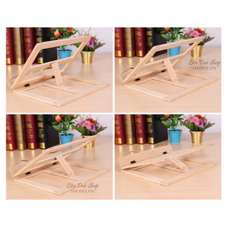 Giá đỡ đọc sách gỗ thông