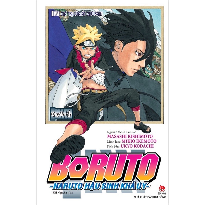 Truyện tranh-  Boruto: naruto hậu sinh khả uý-NXB Kim Đồng