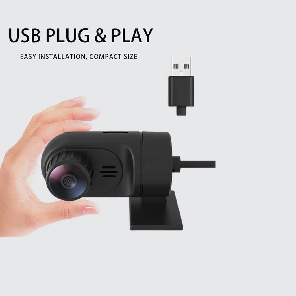 Camera Hành Trình Cho Xe Hơi Hỗ Trợ Tầm Nhìn Ban Đêm Kết Nối USB Android Adas 1080P
