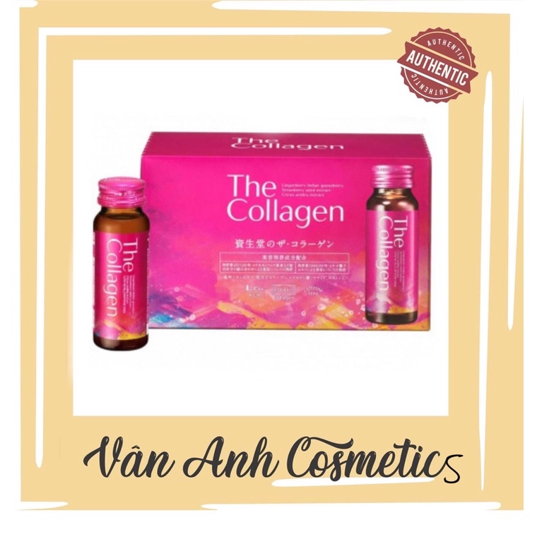 Nước Uống The collagen shiseido Nhật Bản Colagen shisedo Hỗ Trợ Làm Đẹp Da 10 ống