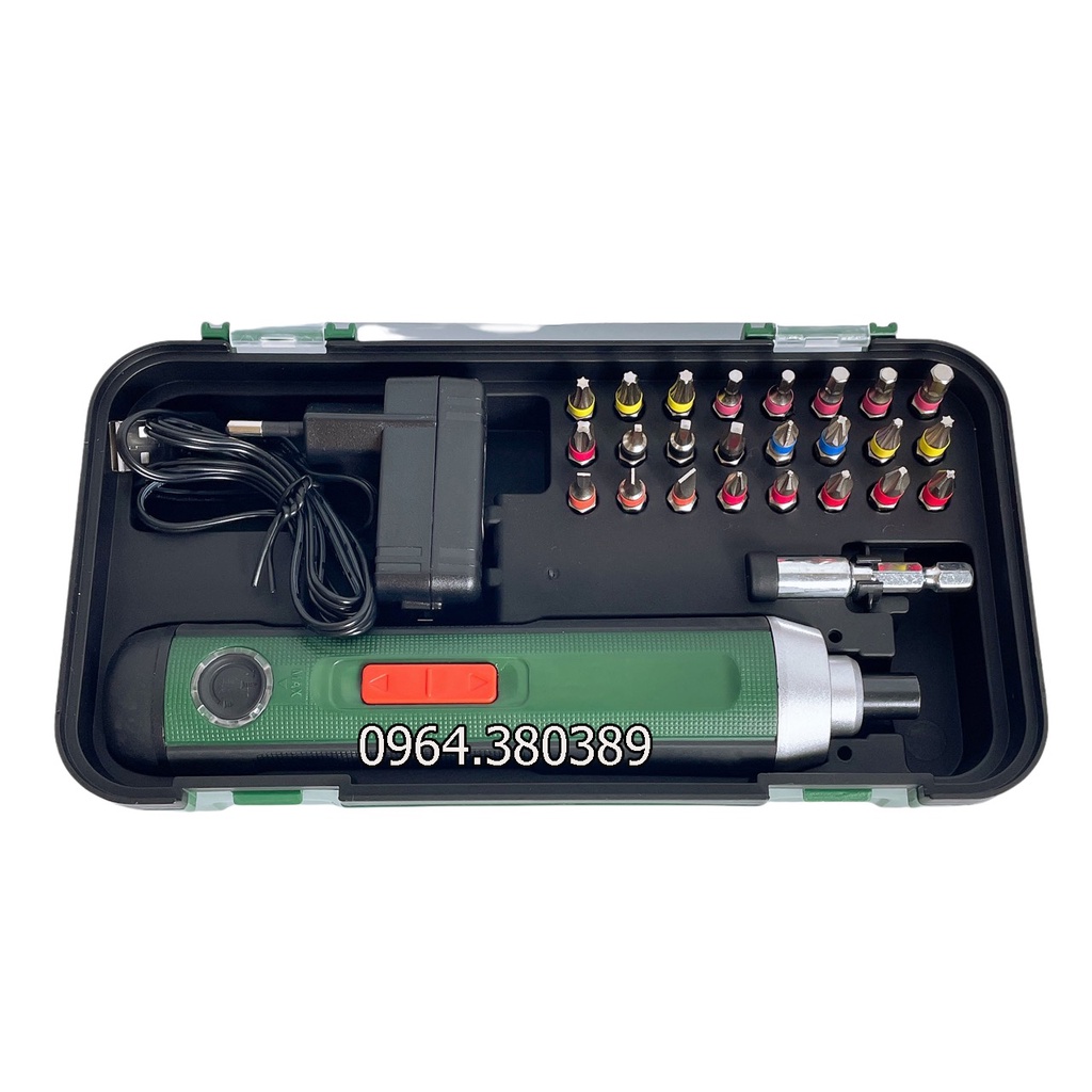 Máy bắt vít thẳng DEKTON Dk-CV0401 kèm 35 chi tiết cao cấp.