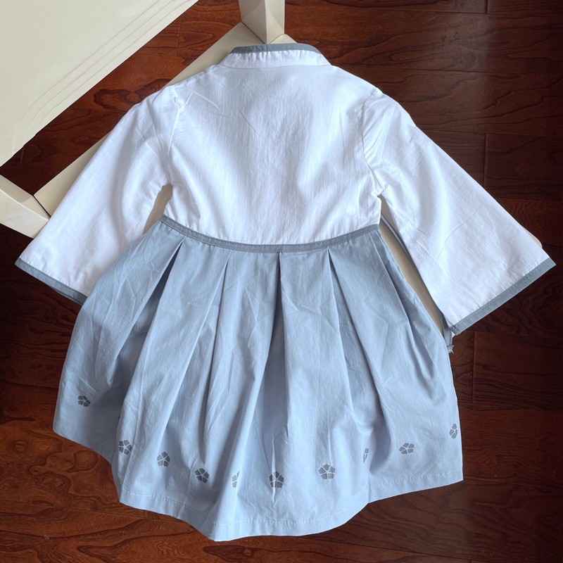 Váy bé gái 2-8 tuổi Chất cotton phong cách cổ Kimono Nhật bản 0421