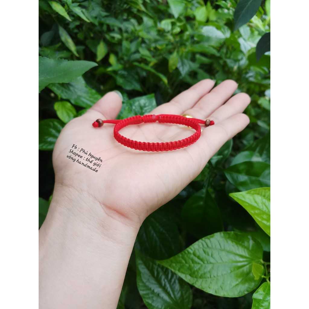 Vòng Tay Chỉ Đỏ May Mắn ( Để lại size cổ tay )