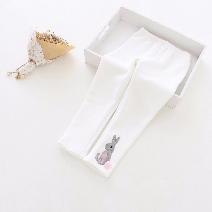 CC199 Quần legging lót nỉ bé gái mặc mùa đông hàng nhập
