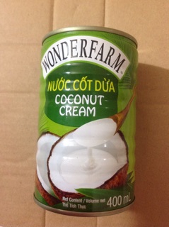 Nước cốt dừa Wonderfarm lon 400ml
