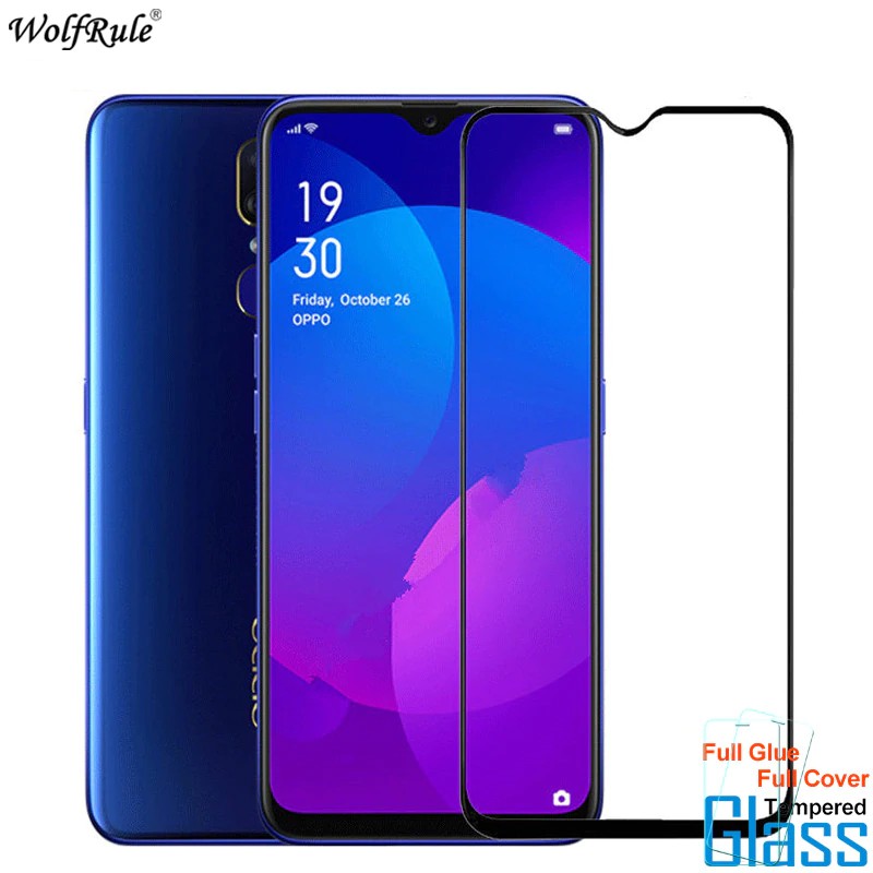 Miếng Dán Kính Cường Lực Full Màn 9D Cho Oppo F11 - Đen
