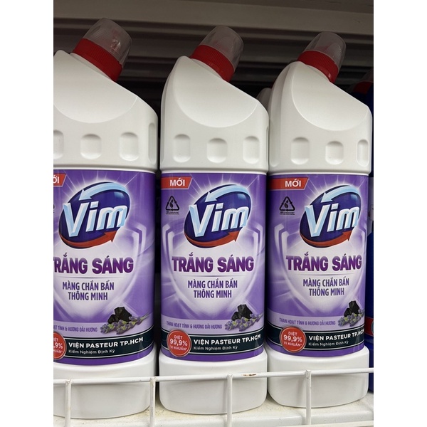 Gel toilet vim oải hương&than hoạt tính 870ml