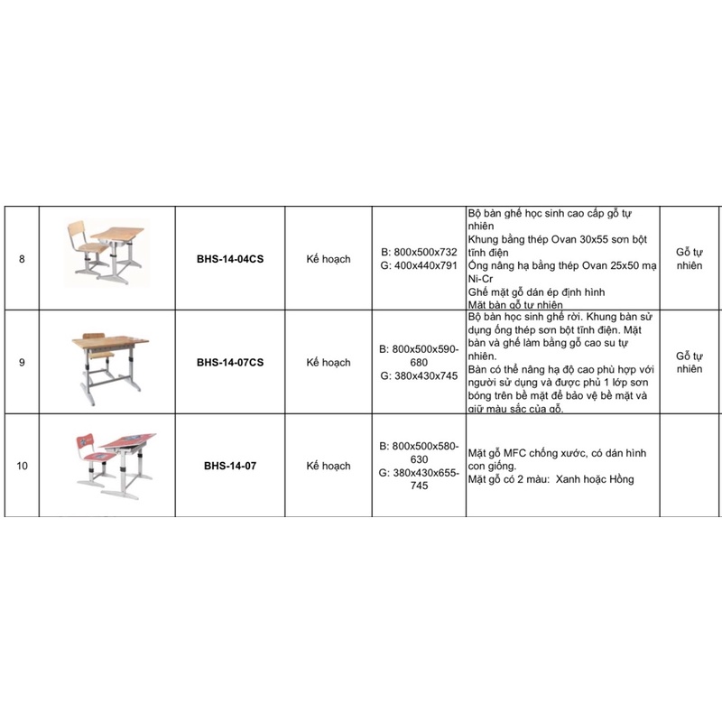 [Hỏa tốc 1H] Bàn ghế học sinh Xuân Hòa cao cấp (Hàng chính hãng - Bảo hành 12 tháng)